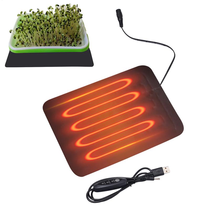 Seedling Heat Mat - Tapis chauffant pour semis, plantes d'intérieur,