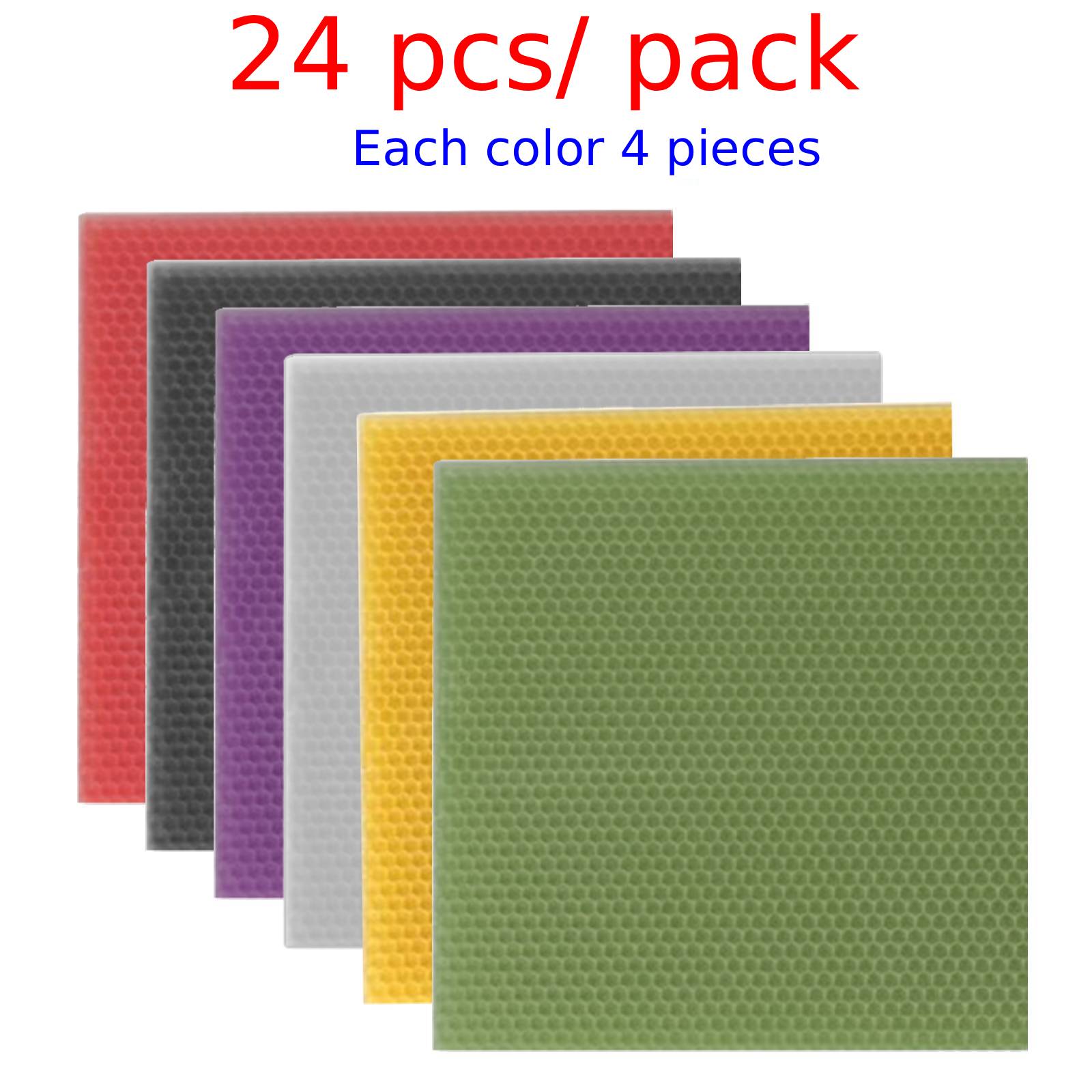 Beehive Frame Wax - 24 Feuilles de Cire en Nid