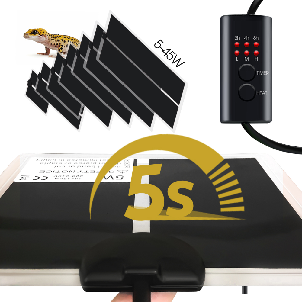 Seedling Heat Mat - Régulateur de température réglable pour reptiles,