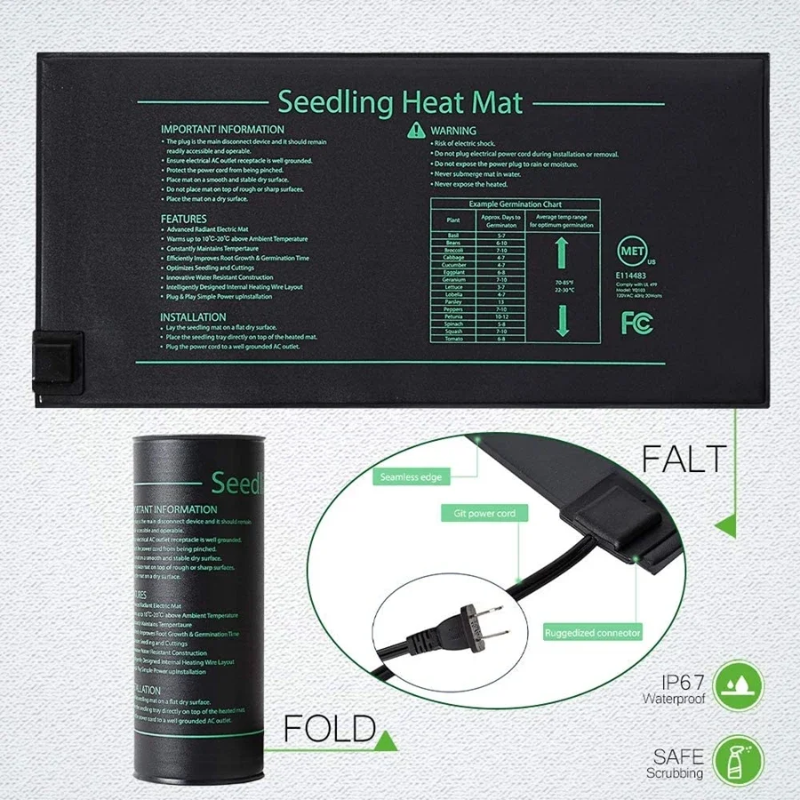 Tapis chauffant pour semis, 4  - Seedling Heat Mat avis et prix