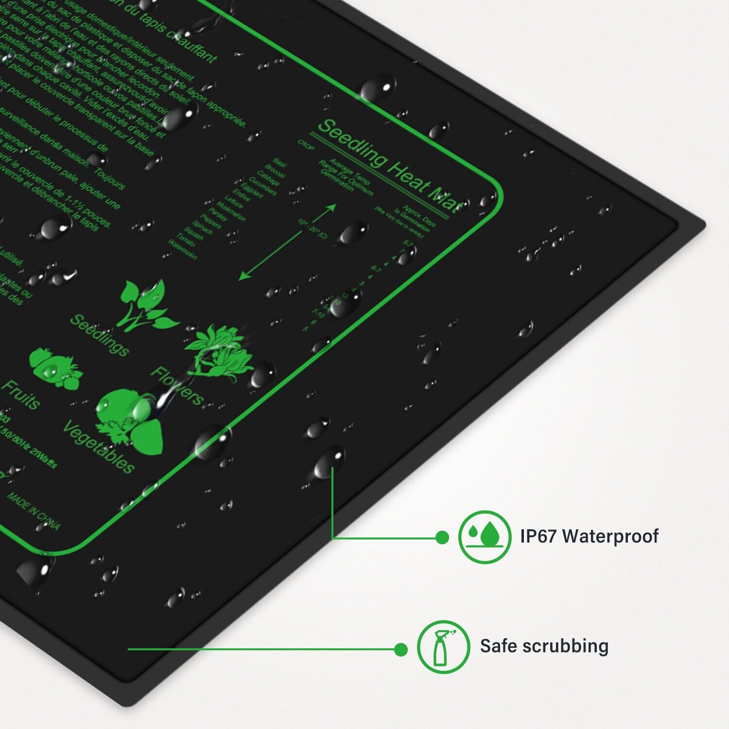 LERWAY 21W tapis chauffant pou - Seedling Heat Mat avis et prix